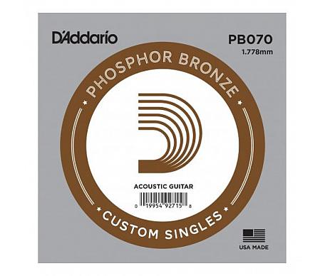 D'addario PB070 Phosphor Bronze Wound 070 