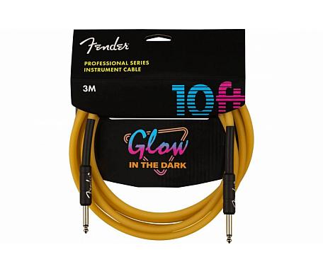 Fender CABLE PROFESSIONAL SERIES 10' GLOW IN DARK ORANGE