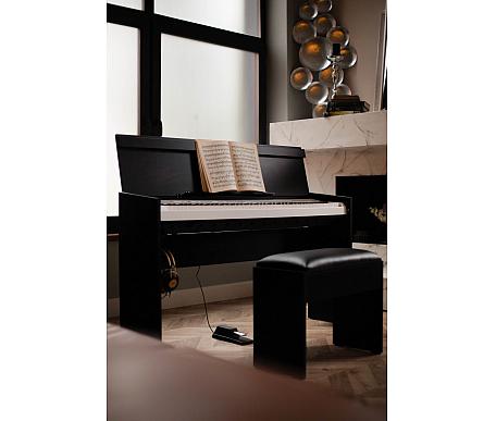 Yamaha P-125 + стенд с крышкой, черный