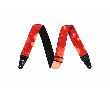 Fender STRAP TIE DYE ACID WASH RED