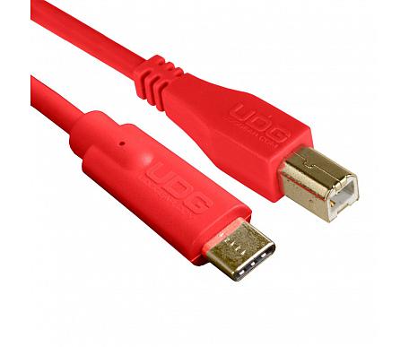 UDG Ultimate Audio Cable USB 2.0 C-B Red Straight