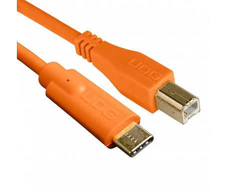 UDG Ultimate Audio Cable USB 2.0 C-B Orange Straig