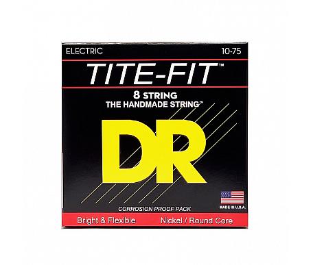 DR Strings TITE-FIT ELECTRIC - MEDIUM 8 STRING (10-75) 