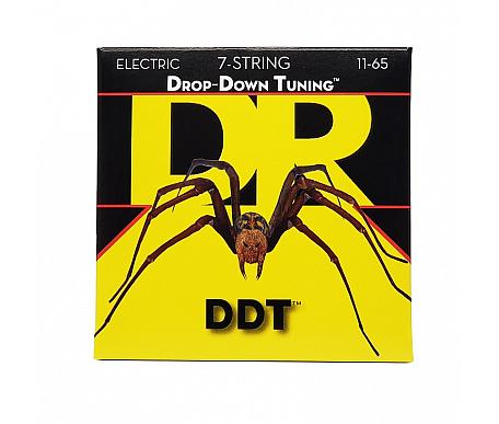 DR Strings DDT DROP DOWN TUNING ELECTRIC - EXTRA HEAVY 7 STRING (11-65) 