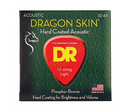 DR Strings DRAGON SKIN ACOUSTIC - 12 STRING (10-48) 