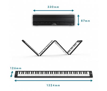 Carry on Folding Piano Touch 88 BLACK
