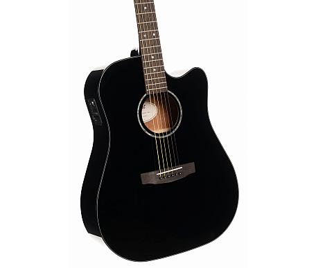 Cort EARTH 60CE Black Gloss